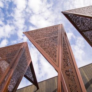 Aluminium perforated panel